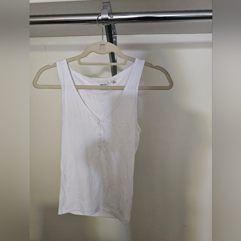 Women's White Tank Top